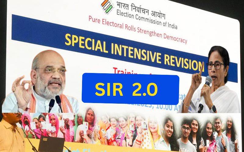   ایس آئی آر پر وار: ممتابنرجی بمقابلہ امت شاہ۔ مرکزی  وزیر داخلہ نے بنگال سی ایم پرلگایا الزام